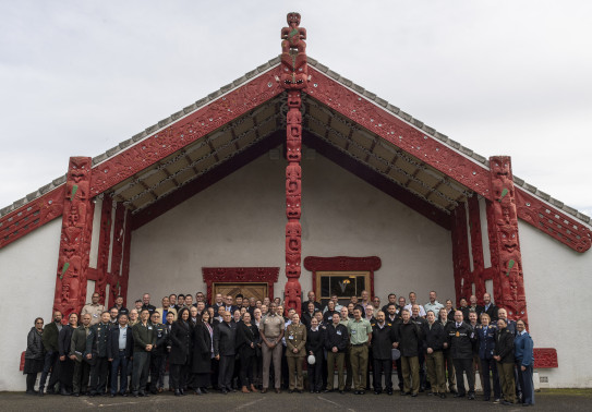 A pōwhiri has been held at Waiwhetū Marae in Lower Hutt as the NZDF officially welcomes partners from the Asia-Pacific region and further afield for Exercise Tempest Express 38   