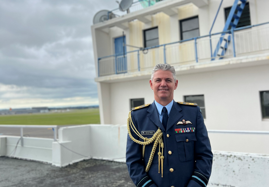 Chief of Air Force Air Vice-Marshal Darryn Webb at Base Ohakea