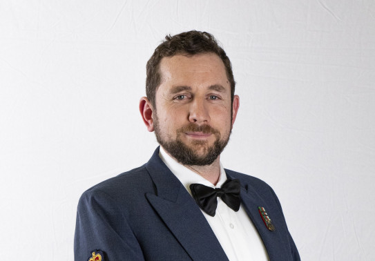 Flight Sergeant Ben Robertson is ready for a special homecoming tour to his old Canterbury stomping grounds